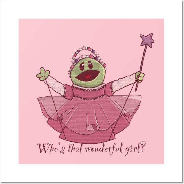 nanalan who's that wonderful girl Wall Art by Artbygoody